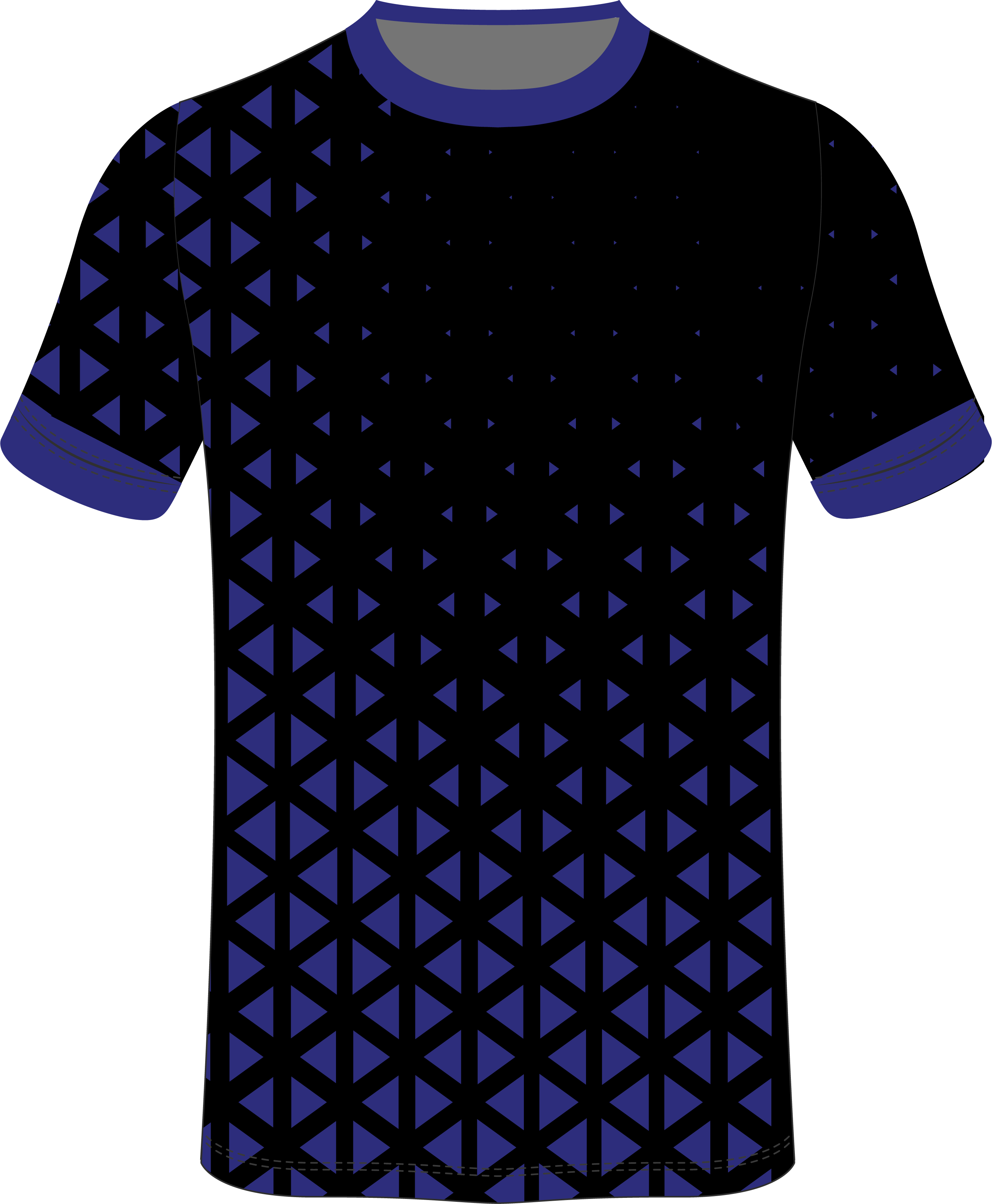 Pyramid Design Blue