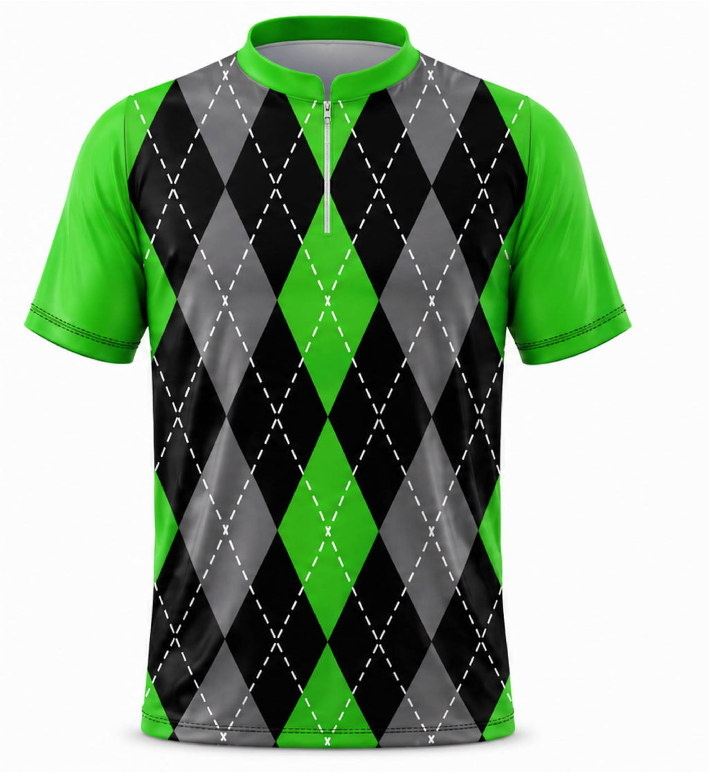 Argyle Green Black
