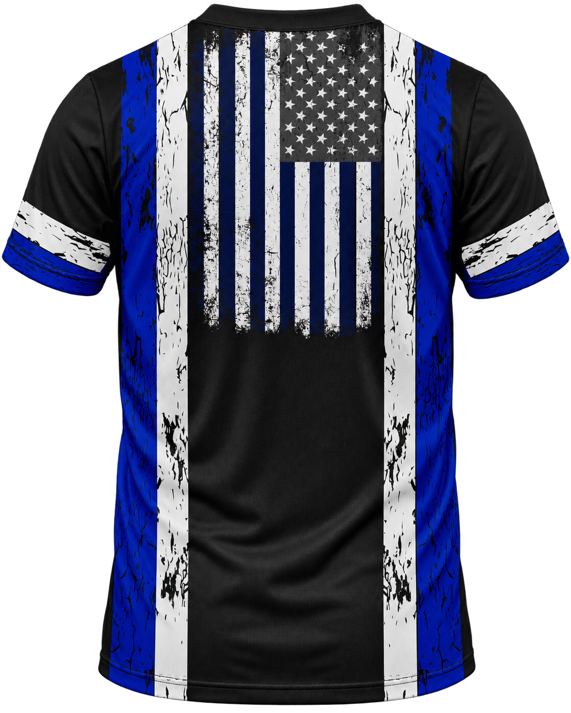 Grunge Flag Blue