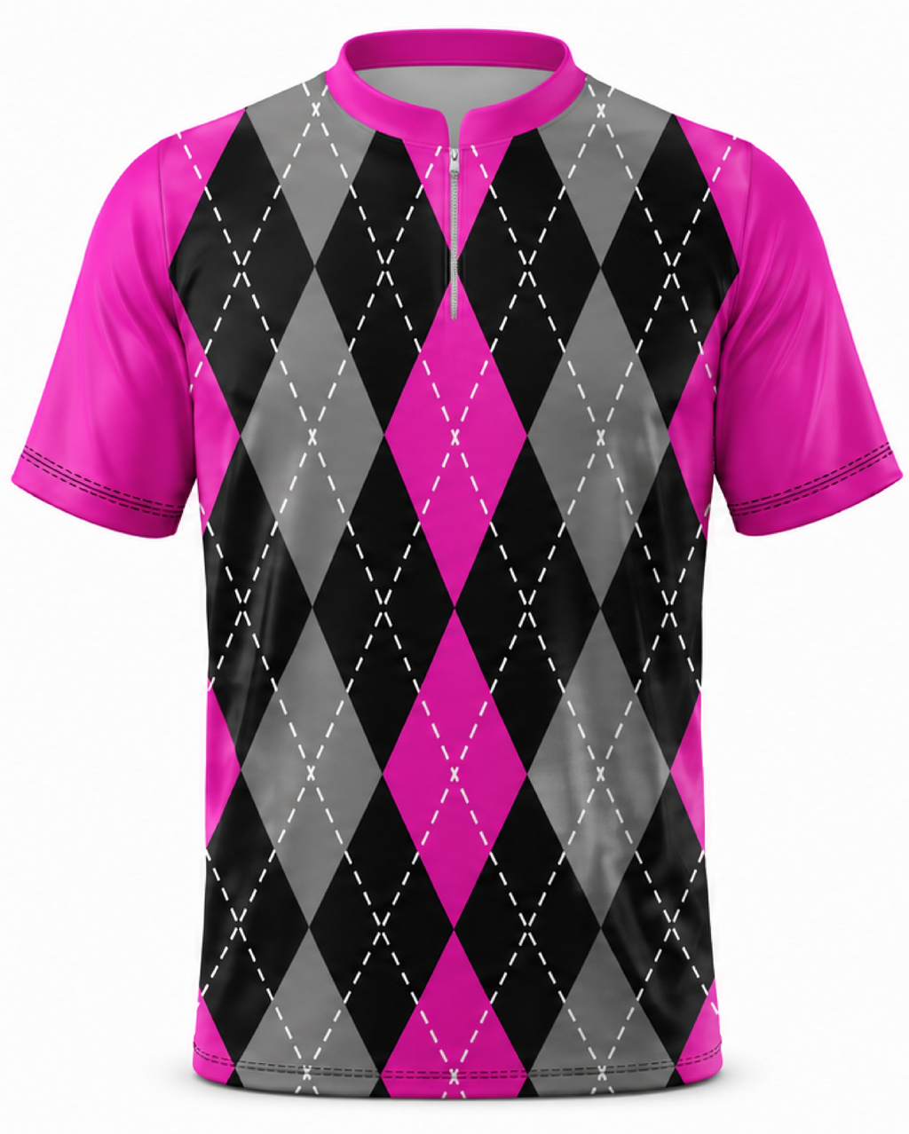 Argyle Pink Black