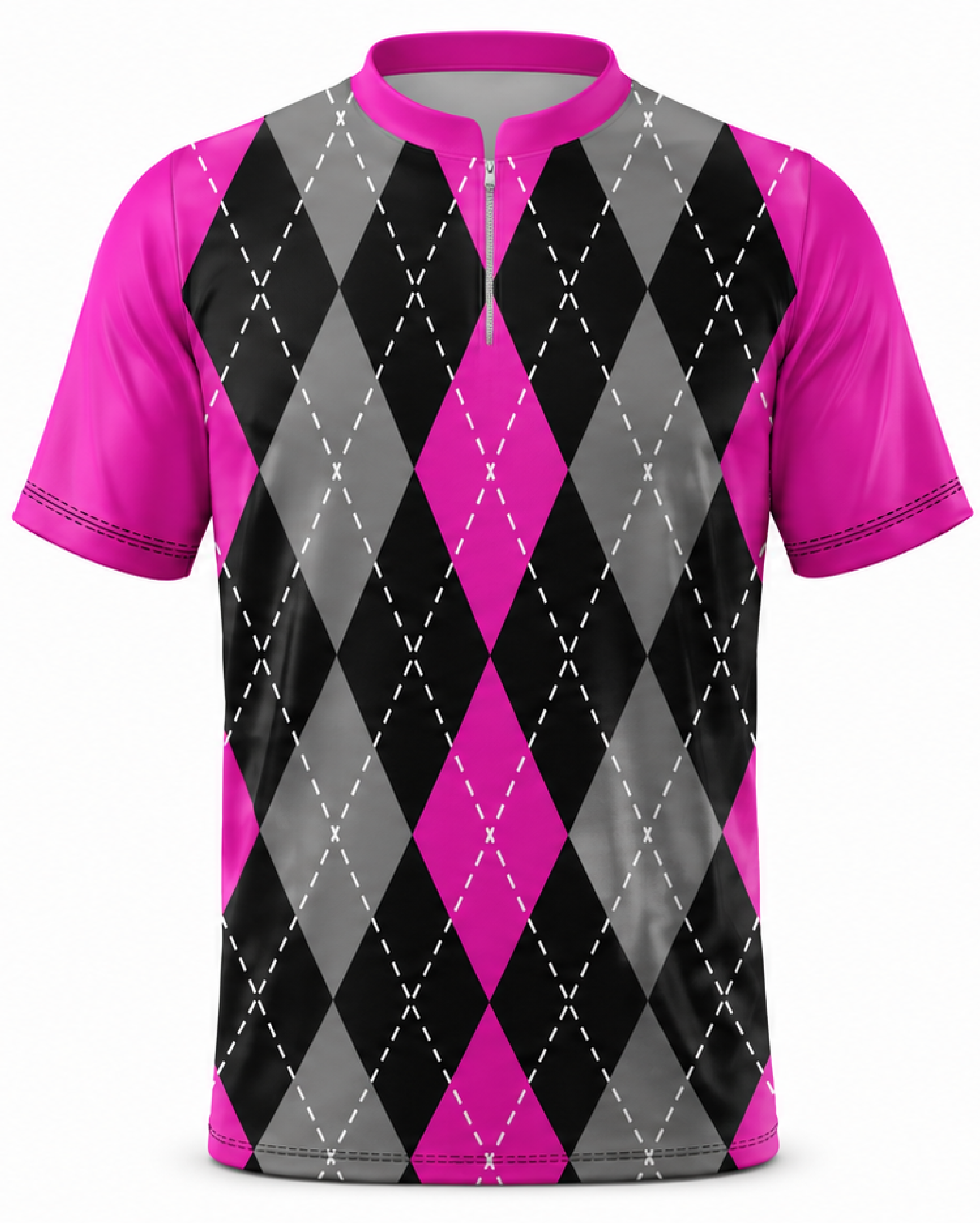 Argyle Pink Black