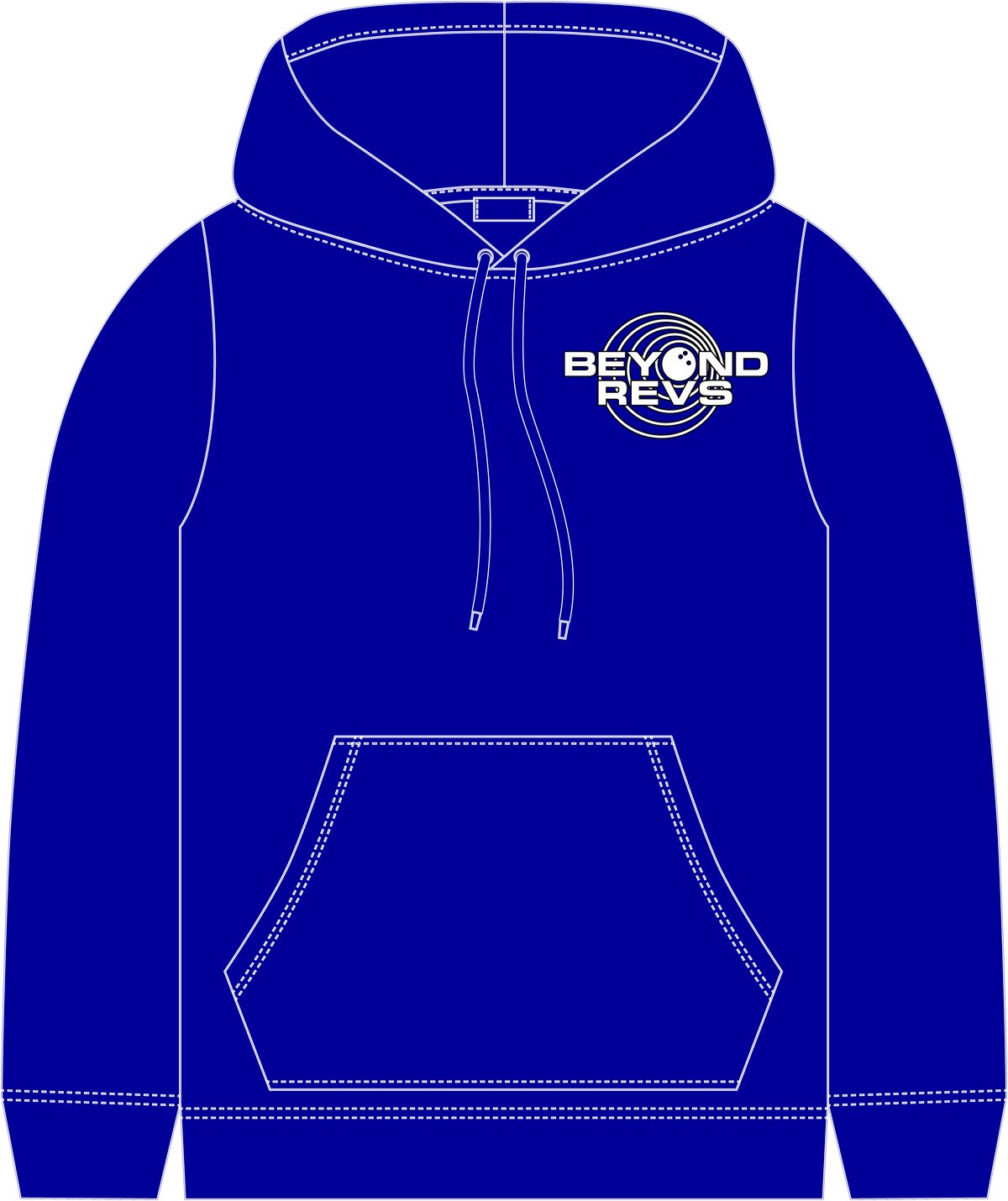 Pullover Hoodie - Blue