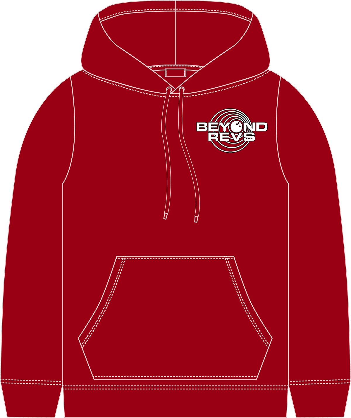 Pullover Hoodie - Red