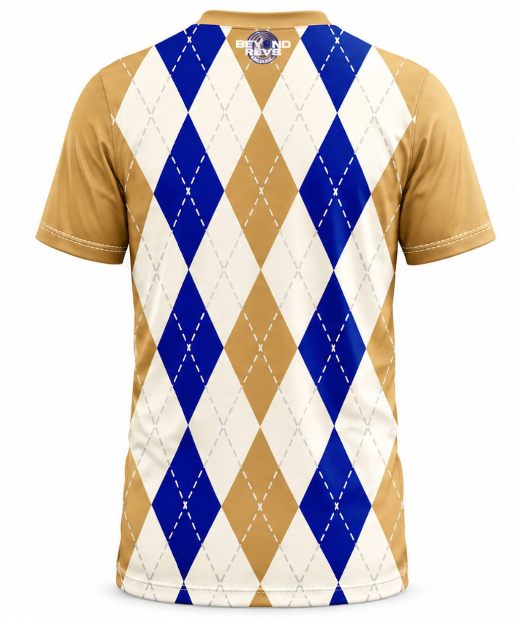 Argyle Tan Blue
