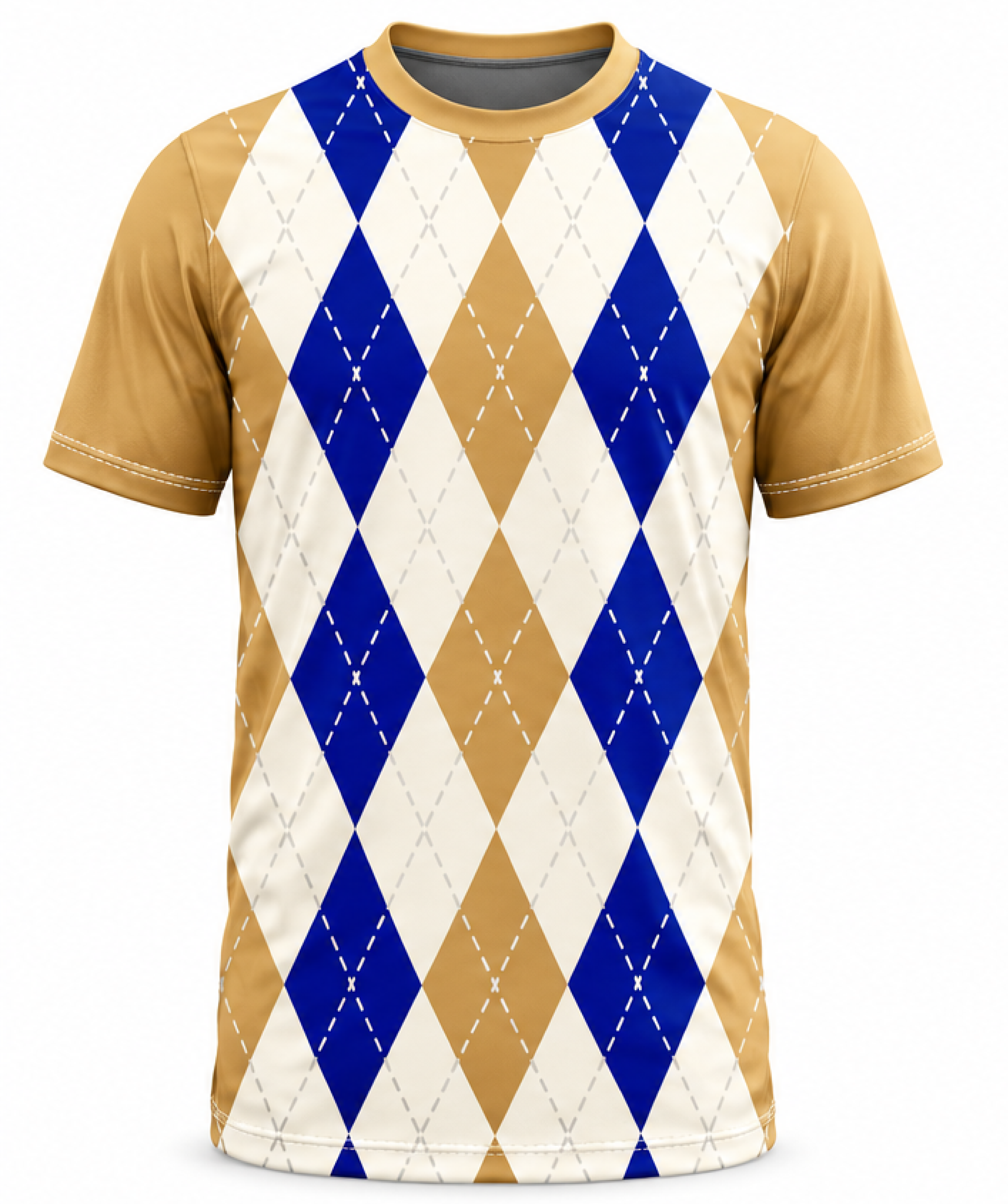 Argyle Tan Blue