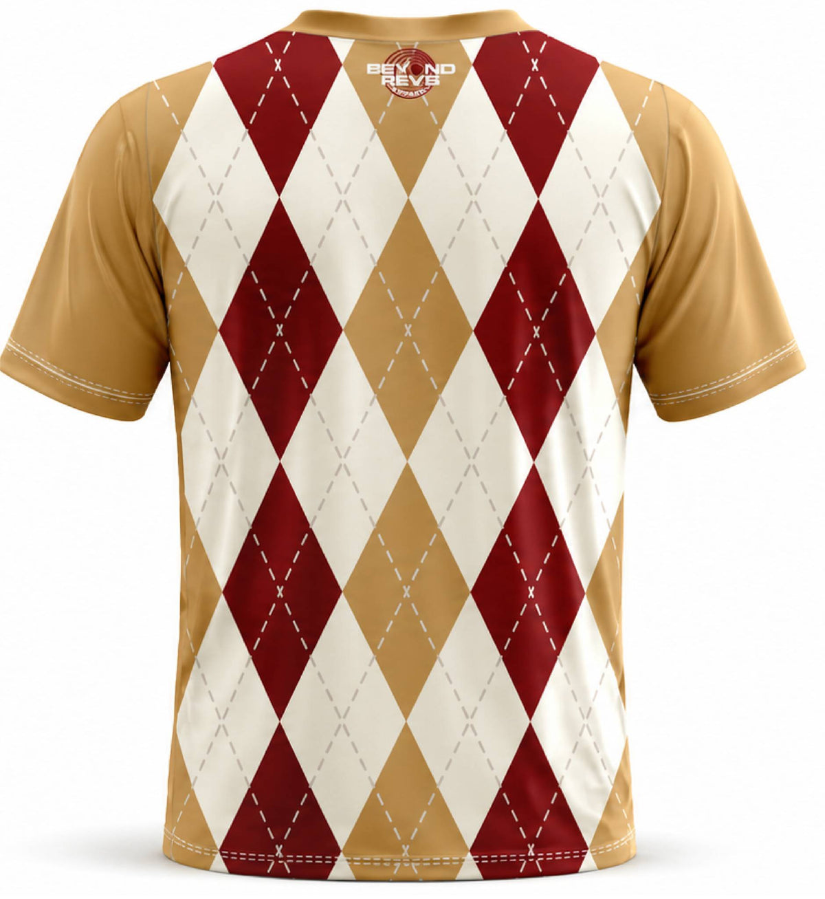 Argyle Maroon Tan
